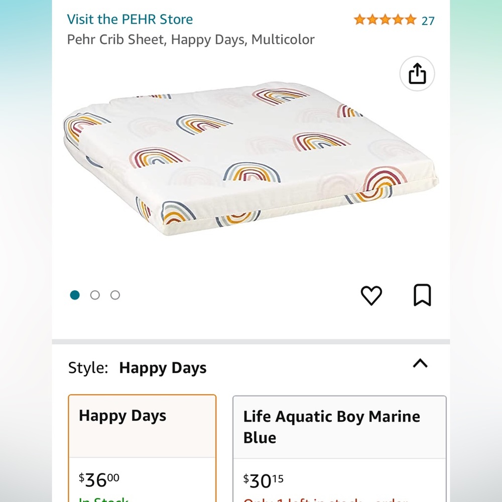 Pehr Organic Crib Sheets